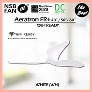 NSB FAN AERATRON FR+ 43 50 60 Inches WiFi Ready Module Remote Control 6 Speeds DC Motor Ceiling Fan