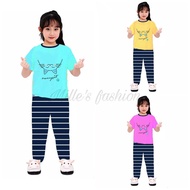 [CALISTA] CP girls' suit / Girls' clothing with trousers size S, M, L (2-8 years)