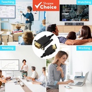 HDMI to VGA Adapter Cable, 1080P@60Hz, Gold-Plated, for PC, Laptop, Monitor Kabel Penyesuai HDMI ke 