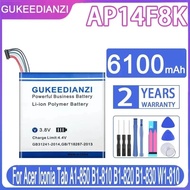 For Acer Iconia Tab A1-850 B1-810 B1-820 B1-830 W1-810 Tablet Battery Long Lasting AP14F8K 6100mAh