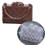 3D Lady Handbag Chocolate Mould Plastic Lady's Bag Jelly Candy Making Mould