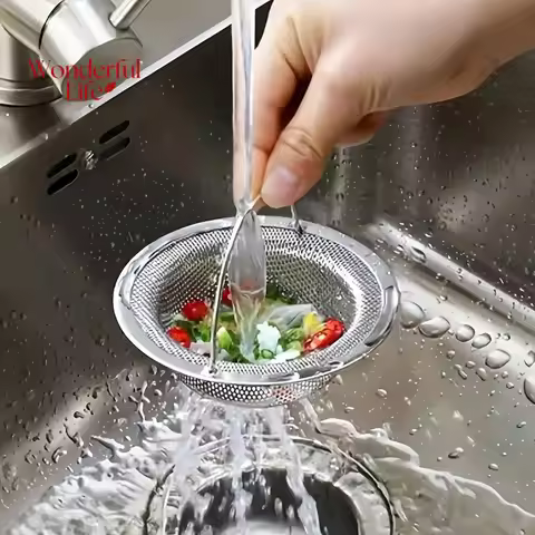 1/2Pcs Stainless Steel Kitchen Sink Filter Stainless Steel Kitchen Sink Filter, Garbage Food Residue