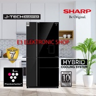 SHARP SJ IFX96PDG BK KULKAS MULTI DOOR 5 PINTU J TECH INVERTER 780 L