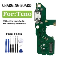 FOR TCNO POP 5 BD2 BD2p BD3 BD1 BD2d USB Dock Charging Port Charger Board