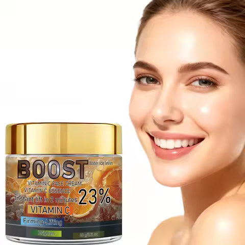 BOOST Vitamin C Face Cream - 23% Vitamin C, 2-Min Instant Lift, Firming & Brightening with Retinol &