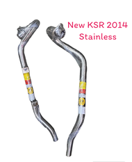 คอท่อ New KSR 2014 Stainless Size 25/28 mm.