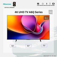 Hisense 55"/65"/75” 4K UHD Smart TV - 55A6Q / 65A6Q (2025 model)