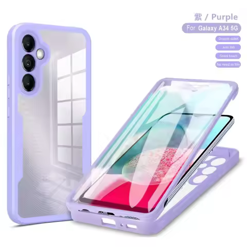 Double-sided Full Body Case For Samsung A57 A37 A27 A17 A07 A56 A36 A16 A06 A55 A35 A15 A05 4G 5G 36