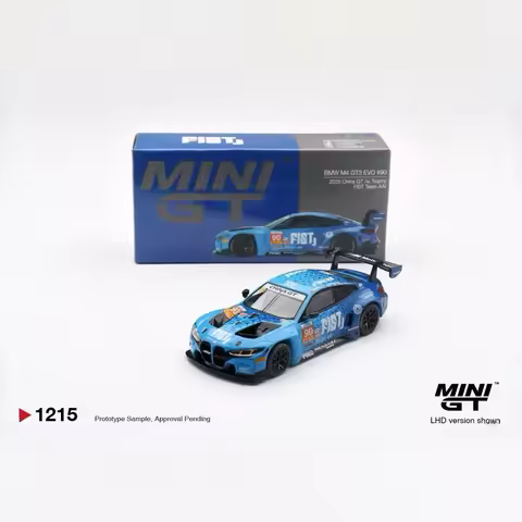 MINI GT 1:64 BMW M4 GT3 EVO #90 FIST Team AAI 2025 China GT Alloy Car Model Collection Gift Ornament