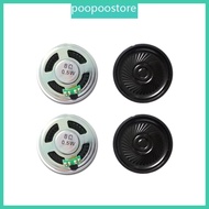 poo Professional 4CM 0 5W Speaker 8Ohm Metal Chassis Portable Auditory Use