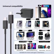 Samsung 45W Fast Charging Type-C with 1m 5A Cable Compatible with Galaxy S25/S24/S23/S22/Ultra/Plus