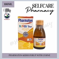 (100ML) PHARMATON KIDDI SYRUP WITH LYSINE (ORANGE FLAVOUR)