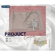 2 in 1 Set ( Wedding Cord and Secondary Veil )