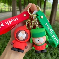 American Band South Park Keychain StrawPark Doll Couple Bag Pendant Small Gift 3.16