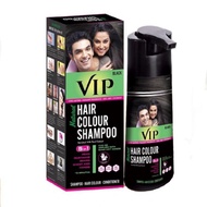 VIP Natural Hair Colour Shampoo 180ml - 5 in 1 Black,