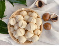 1 kg-500 gr Nhân hạt macca đã tách vỏ hàng vụ mới  gồm nhân vỡ size to và nhân nguyên không vỡ s
