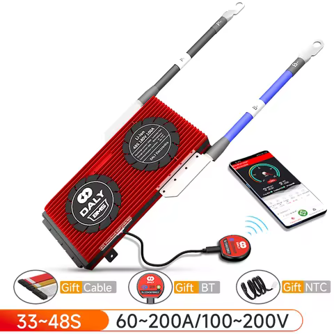 Daly Smart Bms Balance Board Lion LiFepo4 LTO Battery 18650 High Voltage 84V 96V 108V 132V 144V 156V