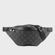 LV Monogram Discovery PM 塗層帆布腰包 M46035 (黑色)