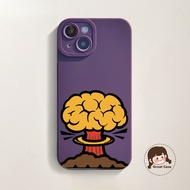 Funny Volcano Pattern Phone Case For iPhone 17 Pro Max Air 16R 16 Pro Max 15 Plus 15 14 Pro Max Soli