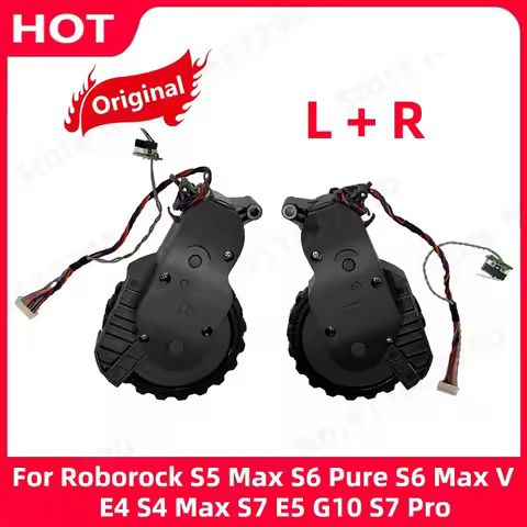 Original Roborock S5 Max S6 Pure S6 MaxV E4 S4 Max S7 E5 G10 S7 Pro Left and Right Walking Wheels Va
