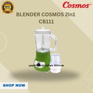 MATA Cosmos Blender CB 111 / CB111 2 in 1 Capacity 1L Stainless Steel Blade Midori Series/ WARRANTY