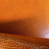 Cream & Yellow-Brown Vegetable-Tanned Cowhide Leather - High-Quality Finish