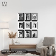 Collage Frame Set 9Pcs Size 12R 30x40cm