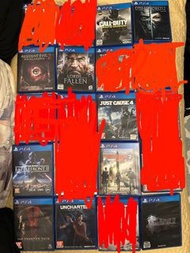 PS4 games 二手遊戲 $80 each dying light, dead island, call of duty, dishonored 2, resident evil, lords of fallen, titan fall2, watch dogs 2, assassin creed, just cause 4, evil within Star Wars, a plague tale, etc