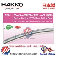 "Japan" Hakko Eightron E-SJ series 2x4mm, 4x6mm, 6x8mm ETFE Fluorine Hose, "Made In Japan" Teflon Tu