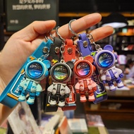 GANTUNGAN Thick Silicone Lighting Bear Keychain Lighting Bear Keychain/ Lighting Bear Doll Keychain 