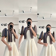 EG TRENDS APPAREL | BLUE ETHNIC DESIGN | MODERN FILIPINIANA TOP | S - XL