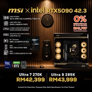 MSIxiNTEL/RTX5090 42.3 PC Gaming Package / 32GB DDR5 / 2TB SSD / CPU OPTION (S) + RTX 5090 32G