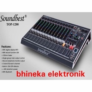 Mixer Audio Soundbest Top1200 / Top-1200 Mixer 12 Channel Bluetooth