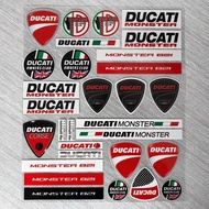 Reflective Stickers Ducati DUCATI821 Car Logo Motorcycle Decals Helmet Decals Waterproof Unique Pain