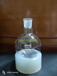 Labu Alas Bulat 500ml / Boiling Flask 500 ml Pyrex