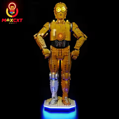 MAXCXT LED Light Set For LEGO 75398 Star Wars C-3PO Buildable Droid DIY Decorative Lamp Not Include 