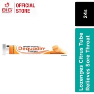 Dequadin Lozenges Citrus Tube 24s