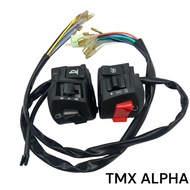 Domino Left And Right (1 Pair) Handle Switch for Honda TMX Alpha 125 Switch For Motorcycle