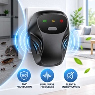 360° Ultrasonic Pest Repeller Dual Wave Variable Frequency Silent Electronic Pest Deterrent for Rat 