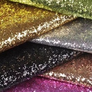 Large Glitter PU Leather Fabric - Ideal for Crafting Decorations