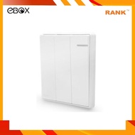 Rank Genoa 3 Gang 1 Way Switch