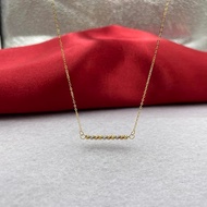 VLPC Sinya New Trendy 18k Au750 Gold Necklace High luster Gold Beads Design Charm Fine Jewelry Dest 