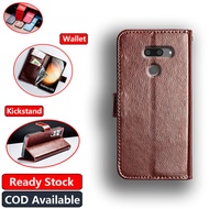 LG G8 ThinQ LMG820QM7 G820UMB G820UM0 G820UM1 G820UM2 G820N LM-G820 Vintage Classic Leather Wallet Folio Case Flip Notebook Style Cover with Magnetic Closure Kickstand Card Slots