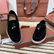 Italian LP Cashmere Suede Low-Heel Casual Shoes