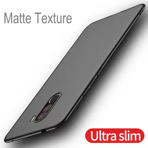 For Pocophone F1 Case Luxury Hard TPU Full Protection Cover Ultra Slim Matte Case For Xiaomi Pocopho