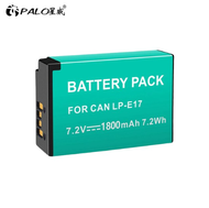 PALO แบตเตอรี่กล้อง Canon LP E17 พร้อมแท่นชาร์จ Li-ion Battery LP-E17 LPE17  for Canon EOS RP 8000D 