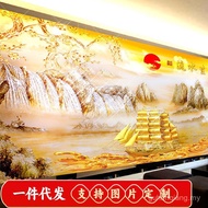 Mountainscape Landscape New Style Diamond Painting Flowing Water Make Money 2020 Full Diamond Cross 