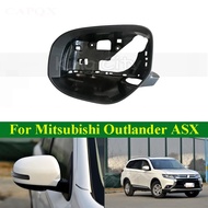 CAPQX For Mitsubishi Outlander ASX 2013-2022 Car Rearview Mirror Frame Mirror Frame Side Rear View M