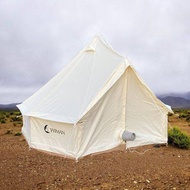 WIMAN Canvas Bell Tent เต็นท์กระโจม ผ้าแคนวาส สีขาว กันน้ำร้อย ระบายอากาศดี ขนาดใหญ่ 3m 4m 5m