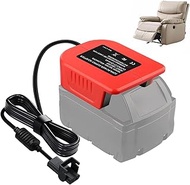 Power Recliner Adapter for Milwaukee M18 Battery,DC 27.2V 4A Power Transformer 2-Pin Connector for E